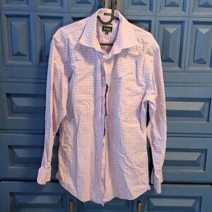 NEIMAN MARCUS-  Trim Fit 2-Ply 100% Cotton Button Down